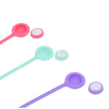 Maxbell 2x3Pieces Magnetic Earphone Cable Winders Wrap Corder Organzier String Tidy D