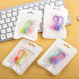 Maxbell 2x3Pieces Magnetic Earphone Cable Winders Wrap Corder Organzier String Tidy D