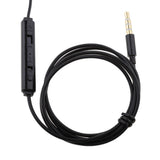 Maxbell 3x3.5mm In Ear Air Tube Anti-radiation Earphone Microphone Headphone Black