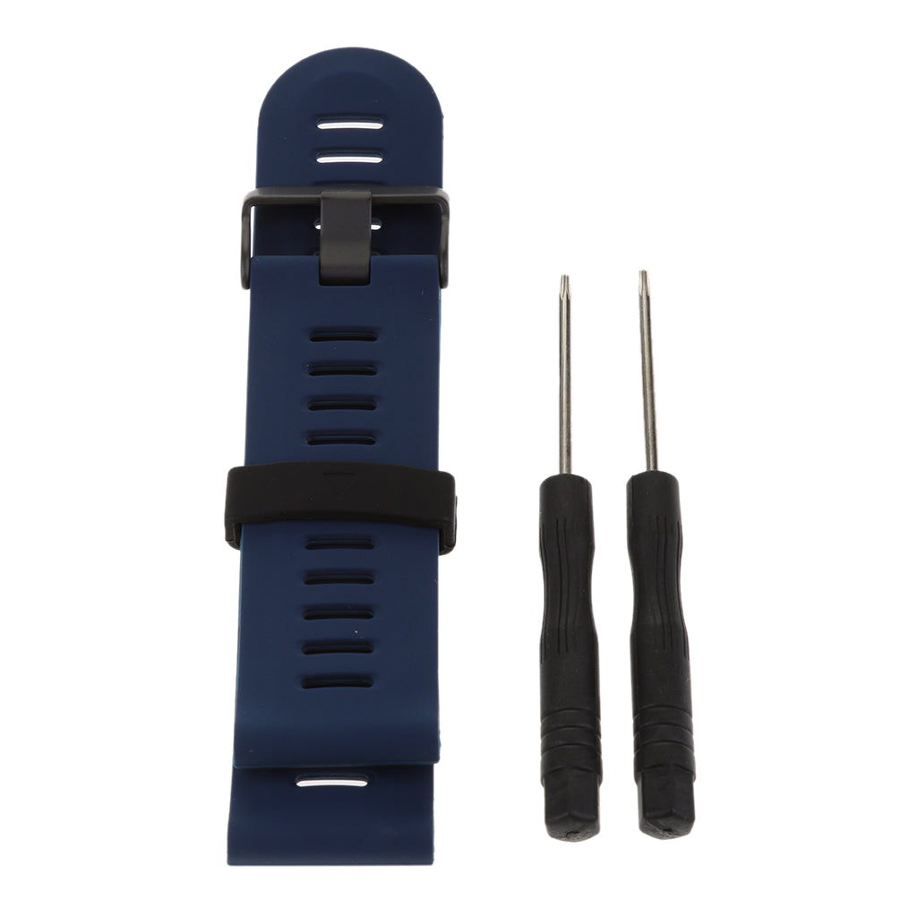 Maxbell Maxbell Silicone Wrist Band Replacement Strap for Garmin Fenix 3 HR Midnight Blue