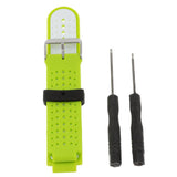 Maxbell Maxbell Silicone Band For Garmin Forerunner 220/230/235/620/630 Green+White