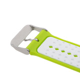 Maxbell Maxbell Silicone Band For Garmin Forerunner 220/230/235/620/630 Green+White