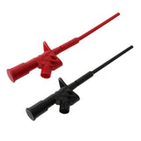 Maxbell 3xInsulated Quick Test Hook Clip High Voltage Flexible Testing Probe red