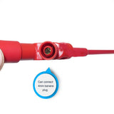 Maxbell 3xInsulated Quick Test Hook Clip High Voltage Flexible Testing Probe red