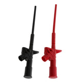 Maxbell 3xInsulated Quick Test Hook Clip High Voltage Flexible Testing Probe red