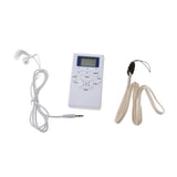 Maxbell 5xPortable Mini FM Pocket Radio with Digital LED Display with Earphone  white
