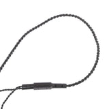 Maxbell 2x3.5mm Earphone Audio Cable & Mic Replacement Headphone Braided Wire DIY