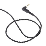 Maxbell 2x3.5mm Earphone Audio Cable & Mic Replacement Headphone Braided Wire DIY