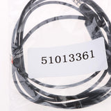 Maxbell 2x3.5mm DIY Earphone Audio Cable with Mic Volume Control Headphone Wire Black