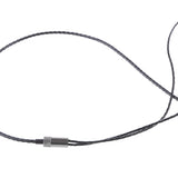 Maxbell 2xFlexible high elastic twisted semi finished wire Black and Gray