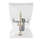 Maxbell 18xUniversal 3.5mm Audio Radio Male Plug MP4 Headset Cable Wire Connector Head