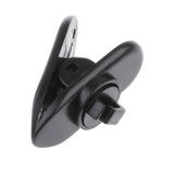 Maxbell 10x10 Pieces Lavalier Mic Earphone Headset tidy line Cable collar clip Black