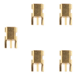 Maxbell 4xShure pure copper gold plated pin * 5 Female