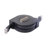 Maxbell 10xUltra Flat CAT6 RJ45 Patch Ethernet LAN Lead Network Retractable Cable 1m