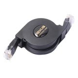 Maxbell 10xUltra Flat CAT6 RJ45 Patch Ethernet LAN Lead Network Retractable Cable 1m