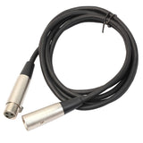 Maxbell 2x3Pin Jack XLR Cable Male to Female M/F Audio Lead For Microphone Mixer 1m