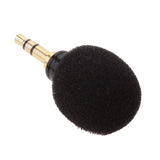 Maxbell 2xMini Plug in Vocal Instrument Condenser Microphone 3.5mm Mono TS Plug Black