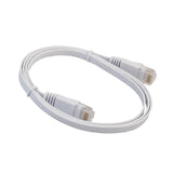 Maxbell 2xFlat Ethernet CAT6 Network Cable Patch Lead  for Smart TV/PS4 2m White