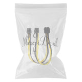 Maxbell 6xCPU 8Pin to Graphics Video Card Double PCI-E Power Supply Y Splitter Cable