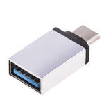 Maxbell 5xUSB Type-C Male to USB3.0 Female Adapter Support OTG Data Sync Charger silver