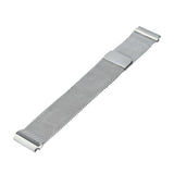 Maxbell 2pcs Watch Mesh Loop Wrist Band Strap Magnet Clasp Replacement Silver&Black