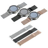 Maxbell Maxbell Universal Watch Mesh Loop Wrist Band Strap Magnetic Clasp Replacement Silver