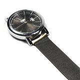 Maxbell Maxbell Universal Watch Mesh Loop Wrist Band Strap Magnetic Clasp Replacement Black