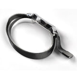 Maxbell Maxbell Universal Watch Mesh Loop Wrist Band Strap Magnetic Clasp Replacement Black