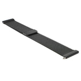 Maxbell 2xUniversal Watch Mesh Loop Wrist Band Strap Magnetic Clasp Replacement Black