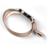 Maxbell Maxbell Universal Watch Mesh Loop Wrist Band Strap Magnetic Clasp Replacement Rose Gold