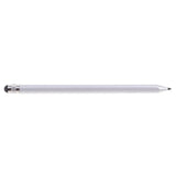 Maxbell 2x2-in-1 Retro Design Touch Screen Stylus for iPhone Samsung Tablets PC silver