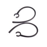 Maxbell 2x10 Pieces Ear Hooks Loop Clip Replacement for Bluetooth Headset 5.6mm E Black