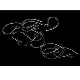 Maxbell 2x10 Pieces Ear Hooks Loop Clip Replacement for Bluetooth Headset 6.3mm H Clear