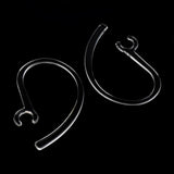 Maxbell 2x10 Pieces Ear Hooks Loop Clip Replacement for Bluetooth Headset 6.3mm H Clear