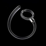 Maxbell 4xEar Hooks Loop Clip for iPhone Samsung Motorola Bluetooth Headset 11mm B Clear