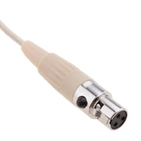 Maxbell 3xDouble Earhook Wired Headset Headworn Microphone Beige XLR 3Pin