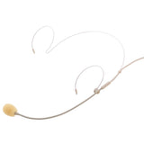 Maxbell 3xDouble Earhook Wired Headset Headworn Microphone Beige XLR 3Pin