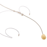 Maxbell 3xDouble Earhook Wired Headset Headworn Microphone Beige XLR 3Pin