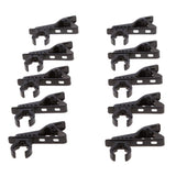 Maxbell 3x10 Pieces Portable Microphone Lapel Tie Lavalier Mic Metal Clip Holder 12mm