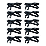 Maxbell 15x10 Pieces Portable Microphone Lapel Tie Lavalier Mic Metal Clip Holder 8mm