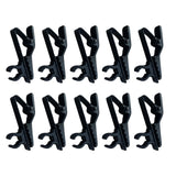 Maxbell 5x10 Pieces Portable Microphone Lapel Tie Lavalier Mic Metal Clip Holder 8mm