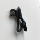 Maxbell 5x10 Pieces Portable Microphone Lapel Tie Lavalier Mic Metal Clip Holder 8mm