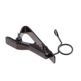 Maxbell 10x10 Pieces Ring-type Lapel / Lavalier Microphone Tie Metal Clip Holder 9mm