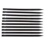 Maxbell 5x10 Pieces Universal Stick Spudger Phone Tablet Opening Pry Bar Tool Black