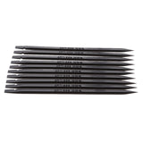Maxbell 5x10 Pieces Universal Stick Spudger Phone Tablet Opening Pry Bar Tool Black