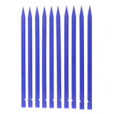 Maxbell 5x10 Pieces Universal Stick Spudger Phone Tablet Opening Pry Bar Tool Blue