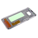 Maxbell 2xMiddle Frame Bezel Chassis Housing Repalcement for Samsung Galaxy S8 Silver