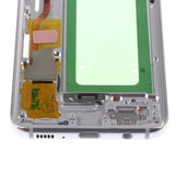 Maxbell 2xMiddle Frame Bezel Chassis Housing Repalcement for Samsung Galaxy S8 Silver