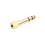 Maxbell 2x6.35mm Male to 3.5mm Female Headphone Stereo 1/4" Audio Jack Adapter Plug