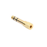 Maxbell 2x6.35mm Male to 3.5mm Female Headphone Stereo 1/4" Audio Jack Adapter Plug